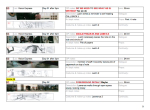 The start and end frame of every scene was carefully planned to help the cut in this aspect ratio